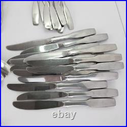 Oneida Community Paul Revere Stainless Knives Forks Spoons Kn1ves Srvg 90 PCS