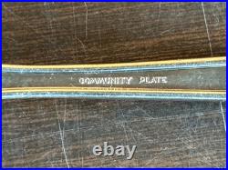 Oneida Community Plate NOBLESSE Flatware 1930 Silver Plate Stainless 54 Pc Lot