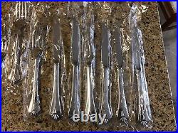 Oneida Community ROYAL FLUTE 17 Mixed Pcs Stainless Flatware Fork Spoon NEW
