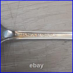 Oneida Community Repose Stainless Flatware 86 Pieces With Chest Tarnish