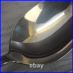 Oneida Community Repose Stainless Flatware 86 Pieces With Chest Tarnish