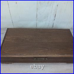 Oneida Community Repose Stainless Flatware 86 Pieces With Chest Tarnish