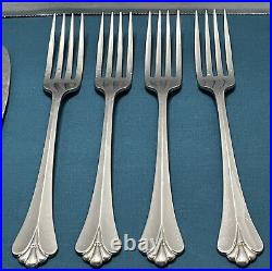 Oneida Community Royal Flute 20 Pieces Stainless Flatware, 4 Place Settings