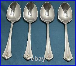 Oneida Community Royal Flute 20 Pieces Stainless Flatware, 4 Place Settings