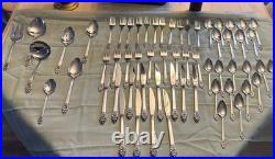 Oneida Community Stainless 60-Piece Set 1930s-40s, Made in NYC Oneida Community Stainless 60-Piece Set 1930s-40s, Made in NYC