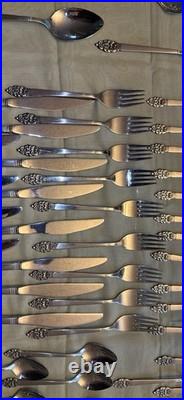 Oneida Community Stainless 60-Piece Set 1930s-40s, Made in NYC Oneida Community Stainless 60-Piece Set 1930s-40s, Made in NYC