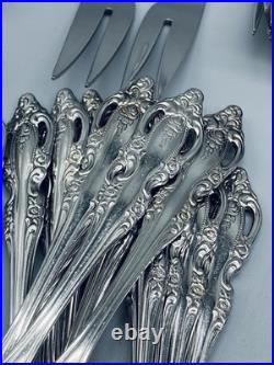 Oneida Community Stainless 65 Pieces Flatware USA Fork Spoon Knife Set Lot