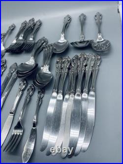 Oneida Community Stainless 65 Pieces Flatware USA Fork Spoon Knife Set Lot