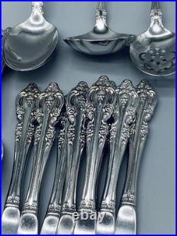 Oneida Community Stainless 65 Pieces Flatware USA Fork Spoon Knife Set Lot
