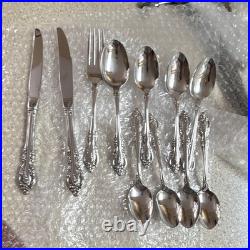 Oneida Community Stainless BRAHMS Flatware 42 Pc Set Service for 6 + 11 Extras