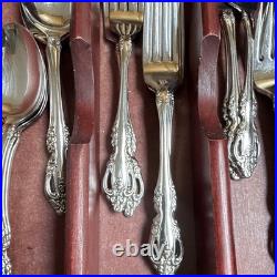 Oneida Community Stainless BRAHMS Flatware 42 Pc Set Service for 6 + 11 Extras