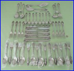 Oneida Community Stainless Brahms Service For Eight 49 Pc Set Includes Serving