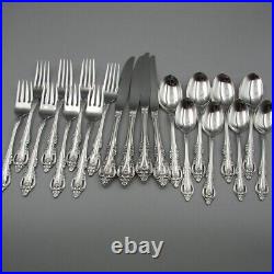 Oneida Community Stainless Brahms Service for Four 20 Piece Set Used