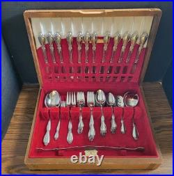 Oneida Community Stainless CHATELAINE Flatware Set 66 Pc 11 Place Setting W Box