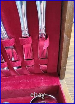 Oneida Community Stainless CHATELAINE Flatware Set 66 Pc 11 Place Setting W Box