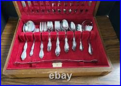 Oneida Community Stainless CHATELAINE Flatware Set 66 Pc 11 Place Setting W Box