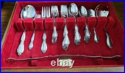 Oneida Community Stainless CHATELAINE Flatware Set 66 Pc 11 Place Setting W Box