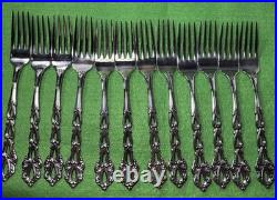Oneida Community Stainless Chandelier 77 Pieces Flatware & Serving Set Lot