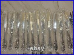Oneida Community Stainless Flatware BRAHMS 35 Pcs knife fork spoon serving