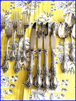 Oneida Community Stainless Flatware LOUISIANA 23 Piece Service for 4 withExtra T's