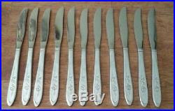 Oneida Community Stainless Flatware MY ROSE 58 pc. Tray not included