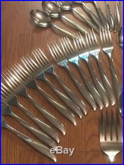 Oneida Community Stainless Flatware Twin Star 77 Pieces FREE SHIPPING