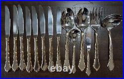 Oneida Community Stainless GOLDEN ROYAL CHIPPENDALE 62 Piece Set