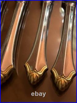 Oneida Community Stainless Glossy Silverware 34 Pieces