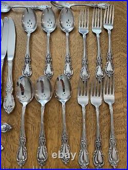 Oneida Community Stainless LOUISIANA Flatware Forks Knives Spoons Lot 44 Pieces