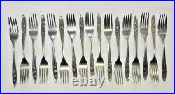 Oneida Community Stainless My Rose Silverware Set With Case