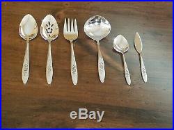 Oneida Community Stainless ROSE SHADOW 46 pc STARTER SET Flatware Service for 8+