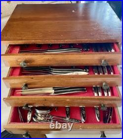 Oneida Community Stainless Set Of 193 Pieces Chest Available Per Request
