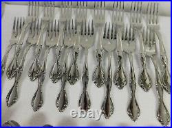 Oneida Community Stainless Steel Flatware Set Cantata Srvc for 8 & Serving PCS