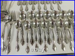 Oneida Community Stainless Steel Flatware Set Cantata Srvc for 8 & Serving PCS
