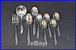 Oneida Community Twin Star 1959 Stainless Flatware Set Service for 12 (57 Pcs)