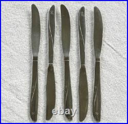 Oneida Community Twin Star 52 Pc Stainless Flatware MCM Atomic Starburst Lot