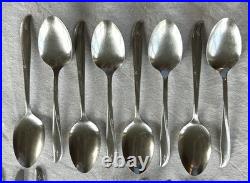 Oneida Community Twin Star 52 Pc Stainless Flatware MCM Atomic Starburst Lot
