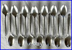 Oneida Community Twin Star 52 Pc Stainless Flatware MCM Atomic Starburst Lot