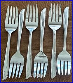 Oneida Community Twin Star Stainless Flatware Lot 110 Pc withSpecialty & Serving
