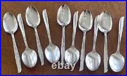 Oneida Community Twin Star Stainless Flatware Lot 110 Pc withSpecialty & Serving