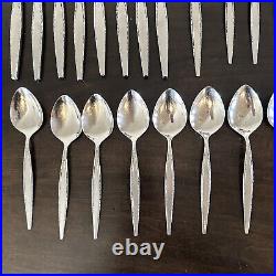 Oneida Community VENETIA Stainless Flatware Serrated Steak Knives Forks Spoons