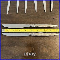 Oneida Community VENETIA Stainless Flatware Serrated Steak Knives Forks Spoons