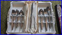 Oneida Community Venetia Stainless Steel Flatware 95 Piece Set NOS New NIB