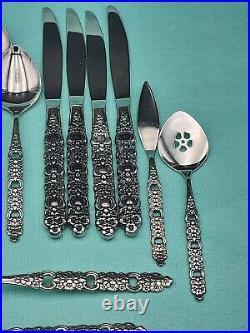 Oneida Community Viola Voila Stainless Flatware 33 Pieces Mixed Lot