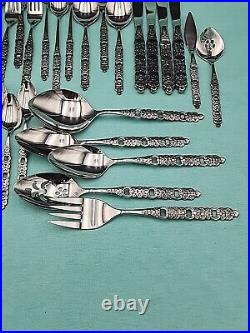 Oneida Community Viola Voila Stainless Flatware 33 Pieces Mixed Lot