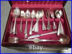Oneida Community silver plated Stainless Double Acorn Flatware 75+ Piece Set? 