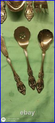 Oneida Community silver plated Stainless Flatware, 120 Piece Set new
