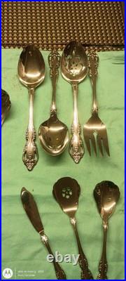 Oneida Community silver plated Stainless Flatware, 120 Piece Set new