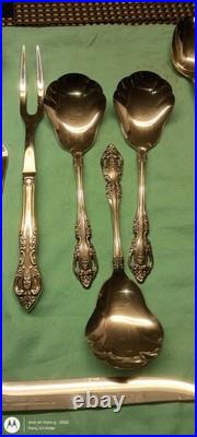 Oneida Community silver plated Stainless Flatware, 120 Piece Set new