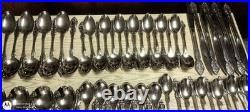 Oneida Community silver plated Stainless Flatware, 120 Piece Set new